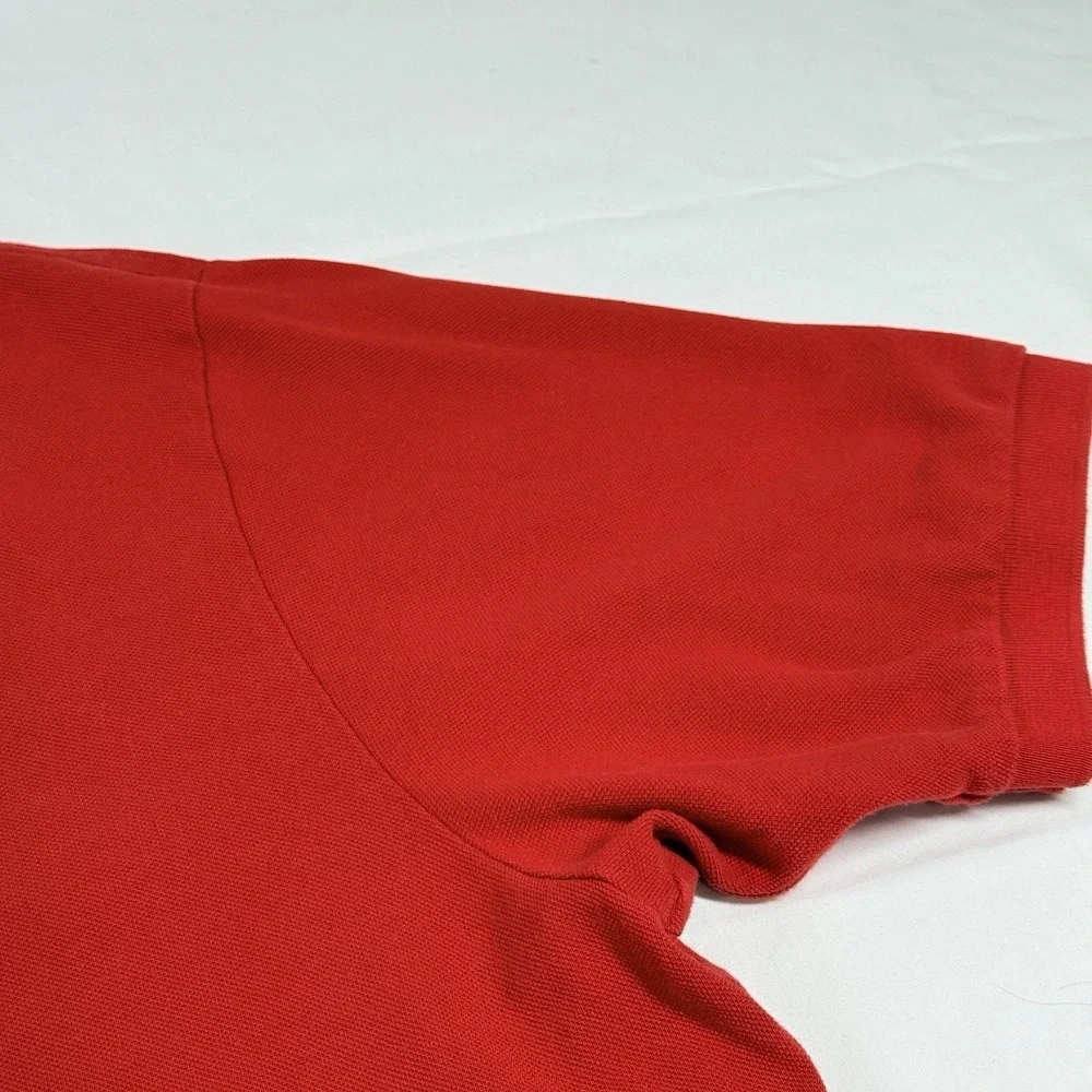 Polo Ralph Lauren Big Pony Polo Shirt Red Blue Size 2XLT Tall Mesh Pony Rugby